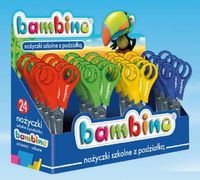 ND17_SZ-34680 Nożyczki szkolne p24szt MINI ZOO MAJEWSKI