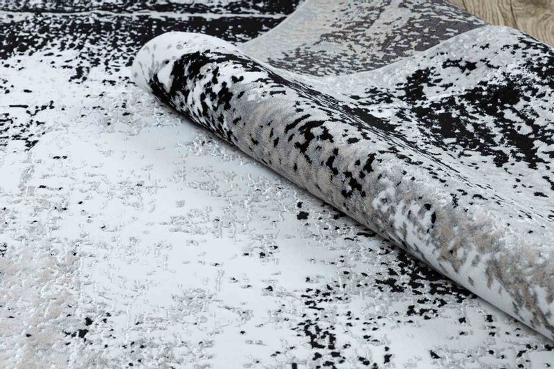 RUG/LU/MOSSE/VINTAGE/GREY+BLACK/80x150 zdjęcie 8