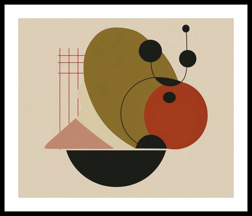 Plakat 60x50cm Geometryczny Balans na Arena.pl