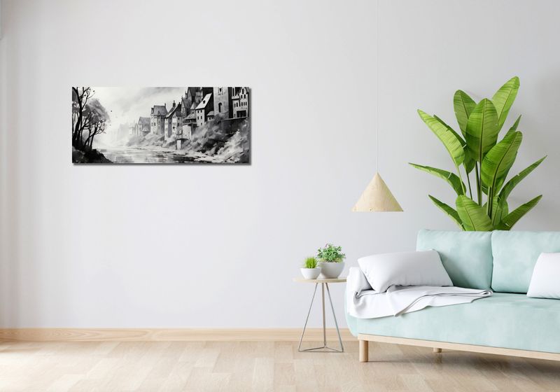 Obraz 100x40cm Mglisty Refleks zdjęcie 2