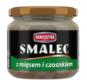 SKWIERZYNA SMALEC Z MIĘSEM I CZOSNKIEM 150G SŁOIK