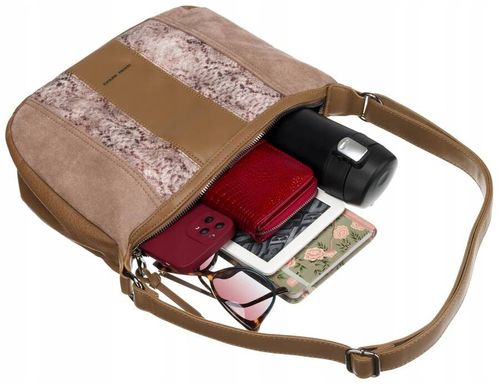 listonoszka damska ze skóry ekologicznej - david jones na Arena.pl