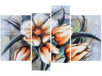 OBRAZ NIESAMOWITE PASTELOWE KWIATY