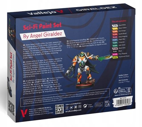 Vallejo: 72.313 - Game Color - Sci-Fi Paint Set (12 x 18 ml) na Arena.pl