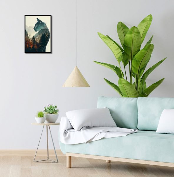 Plakat 29,7x42cm Koci Duch Lasu zdjęcie 4
