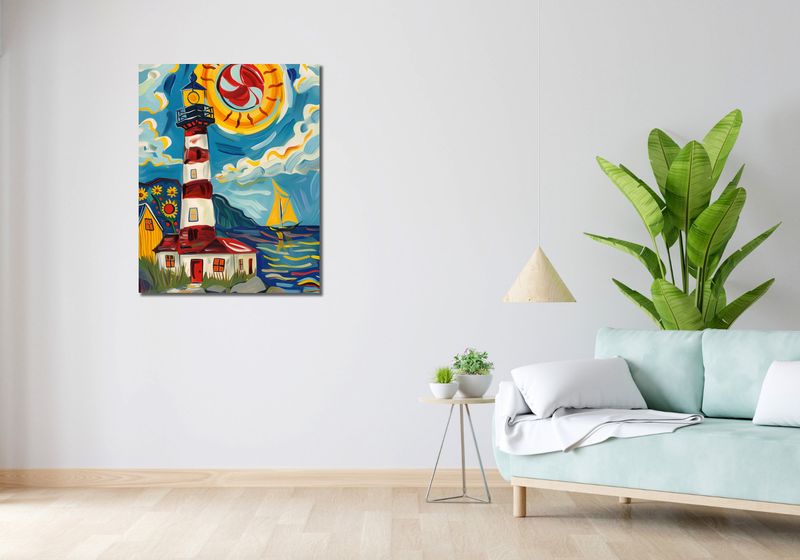 Obraz 70x90cm Żywa Przystań zdjęcie 2