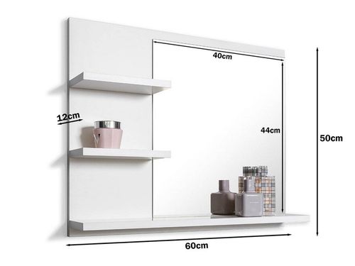 Lustro ścienne DOMTECH prostokąt 600 x 500 mm na Arena.pl