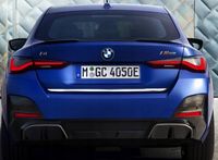BMW i4 2020+ Listwa CHROM chromowana na Klapę bagażnik tył