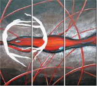 90CM 80 OBRAZ 3 ELEM TANIEC TONI ŚCIENNY