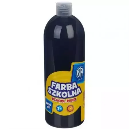 Farba szkolna 1 l, czarna zdjęcie 1