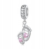 Charms Stópki Charms Serca Charms Pandora Srebro