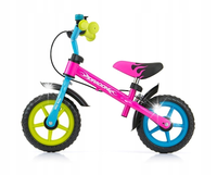 WYPRZEDAŻ MILLY MALLY ROWEREK BIEGOWY DRAGON + HAMULEC MULTICOLOR