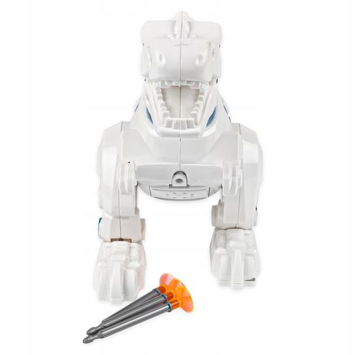 DUŻY DINOZAUR INTERAKTYWNY ROBOT TREX CHODZI RYCZY ŚWIECI +ZIEJE DLA DZIECI na Arena.pl