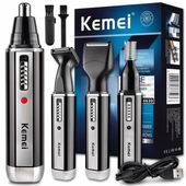 TRYMER GOLARKA MASZYNKA DO STRZYŻENIA GOLENIA WŁOSÓW BRODY NOSA BRWI 4w1