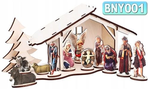 Szopka BOŻONARODZENIOWA 3D STAJENKA na Arena.pl