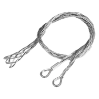 POŃCZOCHA KABLOWA STALOWA 25-35mm SAMOZACISKOWA DWUUCHA Z KAUSZĄ