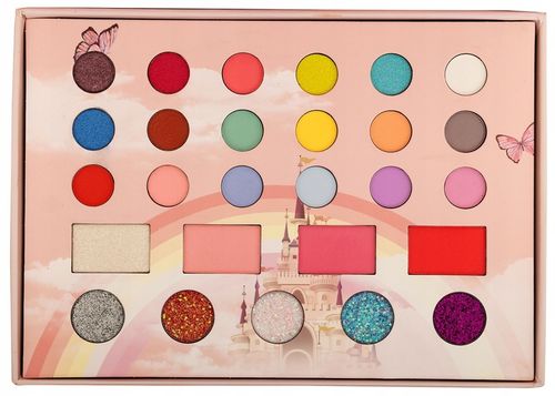 ZESTAW KOSMETYKÓW DO MAKIJAŻU MAKE UP KUFEREK NA KOSMETYKI CIENIE LAKIERY na Arena.pl