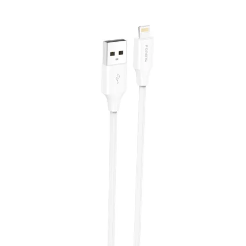foneng kabel x63 lightning 2.1a 1m biały na Arena.pl