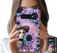 ETUI DO SAMSUNG GALAXY S10 PLUS - KOBIETA W SŁONECZNIKACH, KOBIECE WZORY