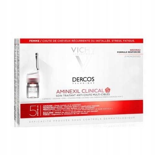 VICHY Dercos Aminexil Clinical 5 dla kobiet 21 amp na Arena.pl