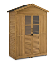 Domek ogrodowy szopka na narzędzia rośliny z oknem