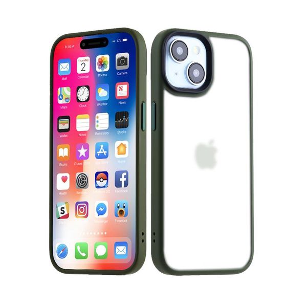 MX RIBBED CAM IPHONE 11 GREEN / ZIELONY zdjęcie 1