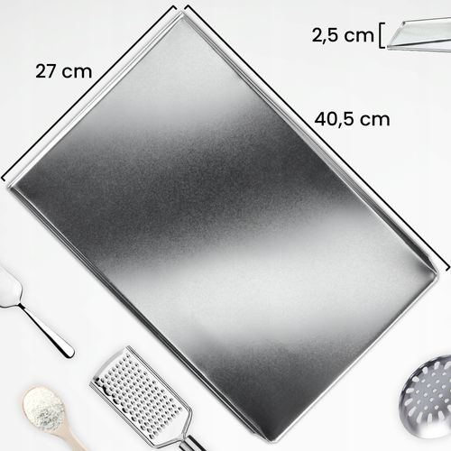 BLACHA OTWARTA FORMA DO PIECZENIA CIAST 40x27cm na Arena.pl