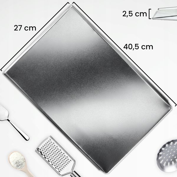 BLACHA OTWARTA FORMA DO PIECZENIA CIAST 40x27cm zdjęcie 6