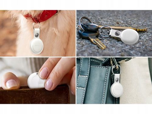 Zestaw 3x Lokalizator Bluetooth MiTag AirTag + 3x Biały Brelok na Arena.pl