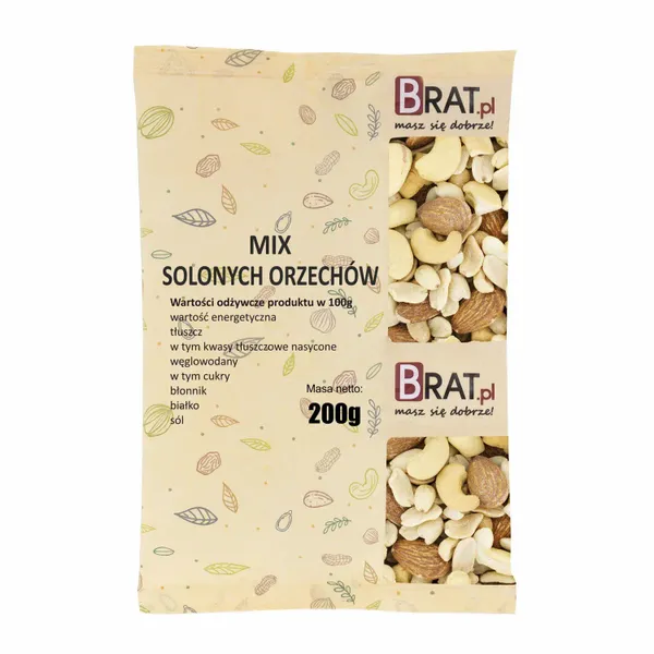 Mix solonych orzechów 200g zdjęcie 1