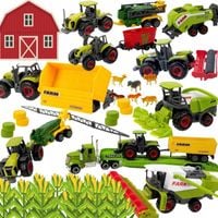 MEGA DUŻY ZESTAW POJAZDY ROLNICZE TRAKTOR