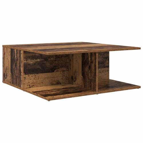 Stolik kawowy with Drawer Stare drewno 80 x 80 x 31 cm na Arena.pl
