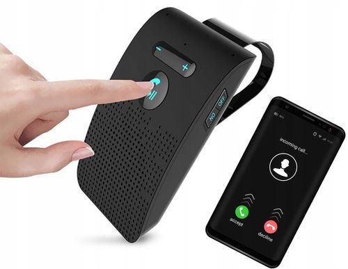 ZESTAW GŁOŚNOMÓWIĄCY DO SAMOCHODU BT 5.0 AUTOSTART na Arena.pl