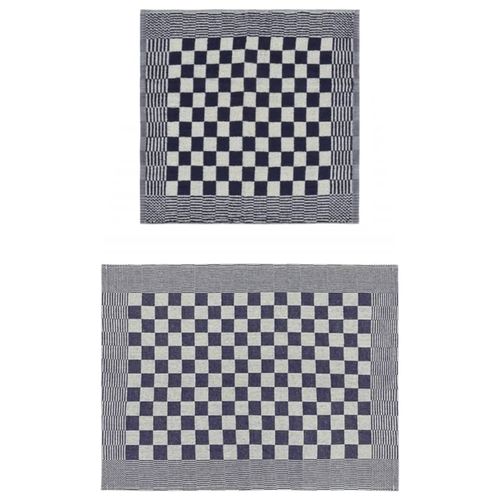 Zestaw 20 ręczników, niebiesko-biały, bawełna na Arena.pl