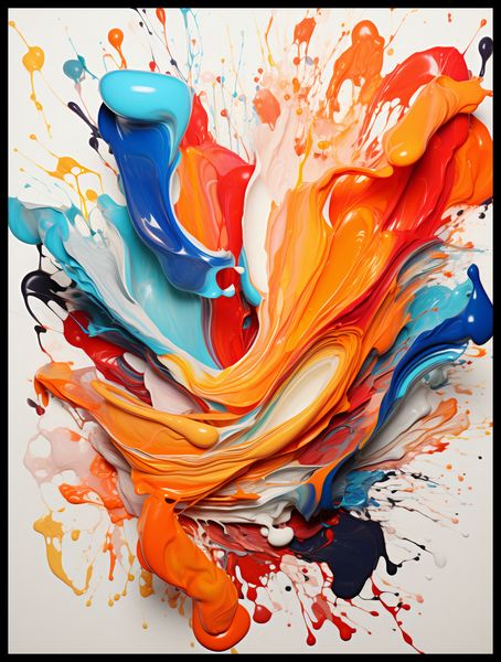 Plakat 60x80cm Taneczne Fale zdjęcie 2