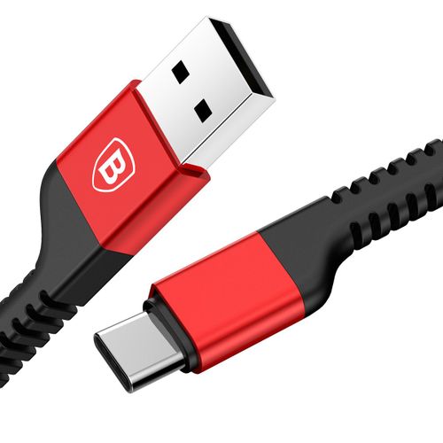 Kabel USB Type-C Baseus Anti-break 2A 150cm czerwony na Arena.pl