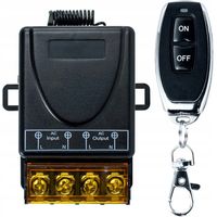 ZDALNE STEROWANIE 230V WŁĄCZNIK NA PILOTA RADIOWY AC90-250V 30A 433MHz 100m