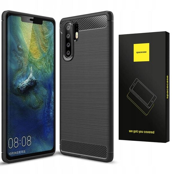 Spacecase Carbon Huawei P30 Pro czarny zdjęcie 1