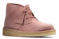 Damskie Clarks Originals Desert Coal pink r,39