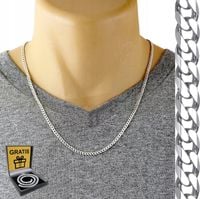 Srebrny Łańcuszek Męski SREBRO pr.925 WŁOSKI 3mm Łańcuch Diamentowany