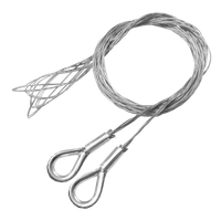 POŃCZOCHA KABLOWA STALOWA 15-25mm SAMOZACISKOWA DWUUCHA Z KAUSZĄ