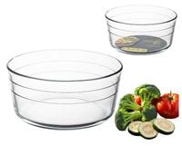 Salaterka szklana żaroodporna wysoka 21,5 cm 2,5 l naczynie do zapiekania