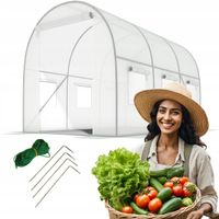 TUNEL FOLIOWY 6m² OGRODOWY SZKLARNIA 3x2m UV-4