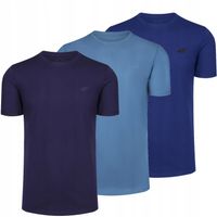 T-SHIRT MĘSKI 4F KOSZULKA ZESTAW KOMPLET 3 SZTUKI L SS25