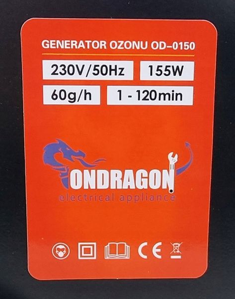 GENERATOR OZONU MOCNY 60 000 MG/H ozonator +TIMER zdjęcie 15