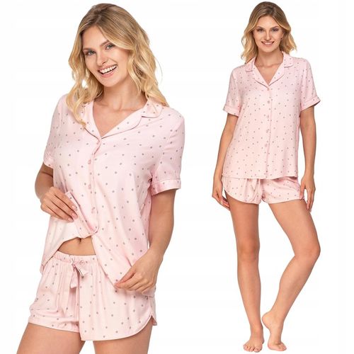 Moraj Krótka Bardzo Delikatna Rozpinana Piżama Damska, Wiskoza 5300-009 L na Arena.pl