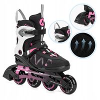 Rolki damskie ATTABO Bliss 38 REKREACYJNE ABEC-7 Koła 80mm ALUMINIOWA PŁOZA