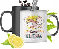 Dla Alicji Kubek Magiczny Córki Dziecka Prezent Z Nadrukiem Ze Zdjęciem