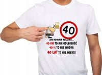 śmieszne koszulki na URODZINY 18 20 30 40 50 60