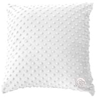 POSZEWKA 40x40 cm JASIEK MINKY-BĄBELKI-BIAŁY